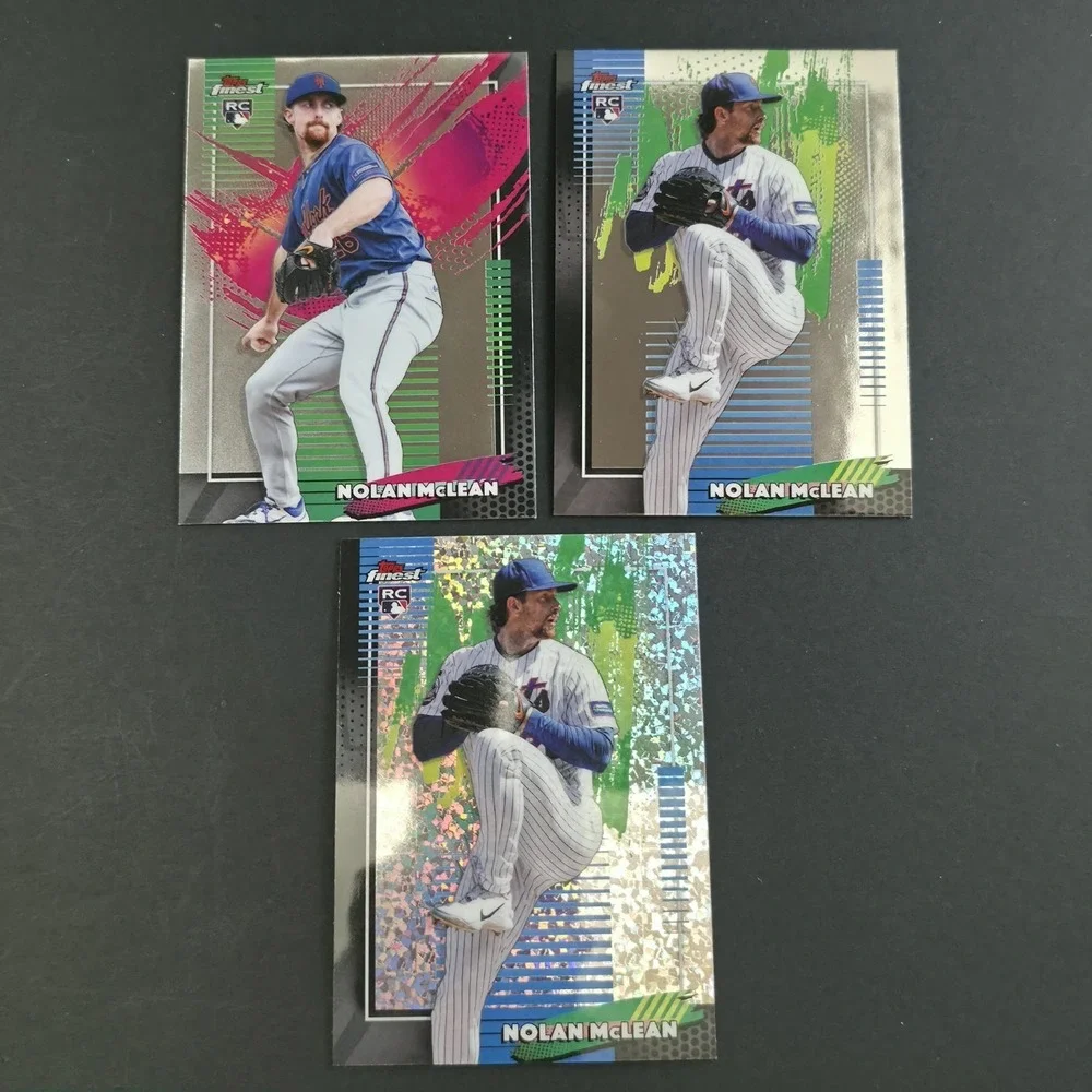 2026 Topps Finest Rare Nolan McLean #240 RC , Common Mini Diamond #62
